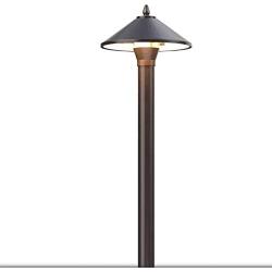 GOODSMANN Landscape Lighting Low Voltage Path Lights 10 Watt Floodlight 25 Lumens Halogen Outdoor Lighting for Garden, Yard, Pathway, with Metal Stake and Connector 9920-9103-01