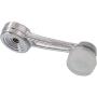 Window Crank compatible with Ford F-Series 73-79/Bronco 80-86 Front Chrome Body-White Knob Metal Set of 2