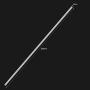 Favordrory 4 Pieces 304 Stainless Steel 6mm x 356mm Model Straight Metal Round Shaft Rods, Lathe Bar Stock for Toy Car Helicopter Airplane