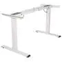 TOPSKY Dual Motor Electric Adjustable Standing Computer Desk for Home and Office (White Frame only)