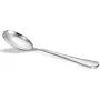 Hiware 12-piece Stainless Steel Dinner Spoons, Extra-Fine Dessert Spoons for Home, Kitchen or Restaurant - 7 1/3 Inches