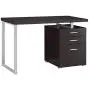 Coaster Home Furniture Brennan 3-Drawer Reversible set up Office Desk | Capuccino Coaster Home Furniture Brennan 3-Drawer Reversible set up Office Desk | Capuccino