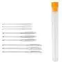 BetyBedy Large-Eye Blunt Needles, Stainless Steel Yarn Knitting Needles, 9 Pieces Sewing Needles, Perfect for Finishing Off Crochet Projects (Silver)