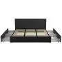 Novogratz Kelly Upholstered Storage Platform Bed - King (Dark Gray Linen) Novogratz Kelly Upholstered Storage Platform Bed - King (Dark Gray Linen)