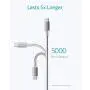 USB Type C Cable, Anker [2-Pack 3ft] Premium Nylon USB-C to USB-A Fast Charging Type C Cable, for Samsung Galaxy S10 / S9 / S8 / Note 8, LG V20 / G5 / G6 and More(Silver)