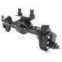 AKDSteel The Third Generation Metal Front & Rear Portal Axles for 1/10 RC Crawler Axial-SCX10 90046 90047 Car Delicate RC Car Parts RC Car Accessories Black Front axle for Car Toys