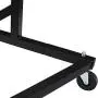Simple Houseware Commercial Z Base Garment Rack, Black Simple Houseware Commercial Z Base Garment Rack, Black