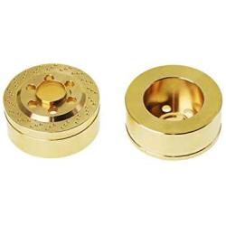 Ky-RC 1/10 1/8 RC Car Climber Hub Brass Counterweight,Suitable for 1.9 Metal Hub 2.2 Metal Hub Scx10 Trx4 Axial SCX10 II 90046 90047(2pcs) (88g(1pcs))