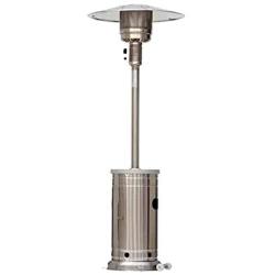 Style Selections/Garden Treasures 48,000 BTU Stainless Steel Floorstanding Liquid Propane Patio Heater