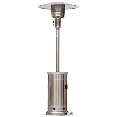 Style Selections/Garden Treasures 48,000 BTU Stainless Steel Floorstanding Liquid Propane Patio Heater
