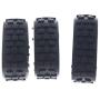 Bonarty 4Pcs 1/10 Metal RC Crawler Snow Tires Track Wheels for Trx4 Gen8 Truck Car Parts