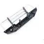 KYX Racing Alloy Front Bumper with LED Lights Upgrades Parts Accessories for RC Crawler Car Traxxas TRX4 TRX-4 Redcat Gen8 Scout II
