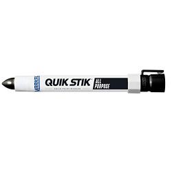 Markal 61050 Quik Stik Twist Long-Lasting Solid Paint Marker, Black (Pack of 12)