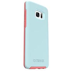 OtterBox SYMMETRY SERIES Case for Samsung Galaxy S7 Edge - Retail Packaging - BOARDWALK (BAHAMA BLUE/CANDY PINK)