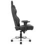 AKRacing Masters Series Max Gaming Chair with Wide Flat Seat, 400 Lbs Weight Limit, Rocker and Seat Height Adjustment Mechanisms - Black