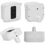 Protective Housing Wall Mount Hard Case & Adjustable Metal Bracket for Blink XT2 Camera - Exclusively Designed for Blink XT2 Security Camera with Speaker Cutout (2-Pack, White)