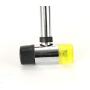 Winunite Rubber Mallet 25mm Dual Head Nylon Rubber Hammer Jewelers Metal Mallet and Two Conversion Head