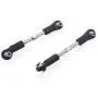 JVSISM 2Pcs 8124 Metal 75-85mm Steering Rod for 1/8 Zd Racing 9116 9020 9072 9071 9203 08425 08426 08427 08428 Rc Car Parts