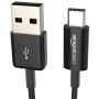 Amazon Basics USB Type-C to USB-A 2.0 Male Charger Cable, 3 Feet (0.9 Meters), Black