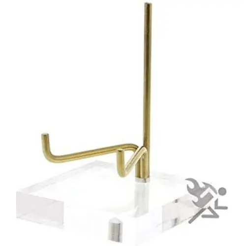 OnFireGuy 3-1/2'' Adjustable Metal Arm Display Stand Easel with Acrylic Base OnFireGuy 3-1/2'' Adjustable Metal Arm Display Stand Easel with Acrylic Base