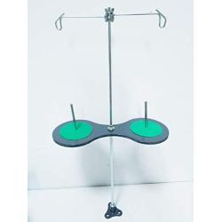 2 Cone and Spool Stand Thread Holder with Sturdy Metal Base, for Industrial Sewing Machines