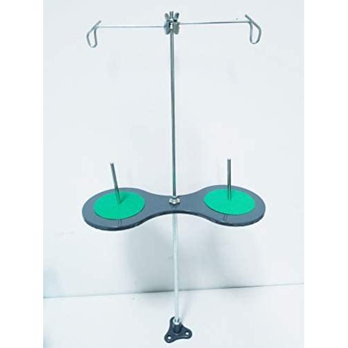 2 Cone and Spool Stand Thread Holder with Sturdy Metal Base, for Industrial Sewing Machines