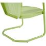 Crosley Furniture CO1001A-KL Griffith Retro Metal Outdoor Chair, Key Lime