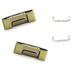 Replacement Headband Metal Folding Hinge Clip Cover Pin Repair Parts Set Compatible with Studio 3 Studio 3.0 Wireless Over-Ear Headphones (Gold)