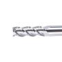 SpeTool 1/4 End Mill for Aluminum 3 Flutes CNC Spiral Router Bit for Aluminum Cut Non-Ferrous Metal Upcut 2.5 inches Long