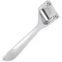 Pssopp Metal Leather Skiver with 3PCS Skiver Replacement Part for Leather Craft DIY, Leather Making, Leather Thinning(Silver)