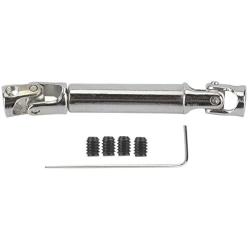 RC Drive Shaft, RC Crawler Car Metal Transmission Drive Shaft Fits for WPL 1/16 Mini Military Truck( Silver)
