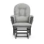 StorkCraft Hoop Glider and Ottoman Cushions, Gray w/Light Gray StorkCraft Hoop Glider and Ottoman Cushions, Gray w/Light Gray