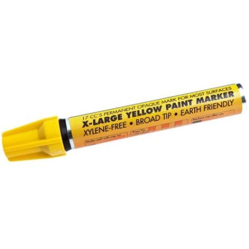 Forney 70832 Marker, Paint, Extra Large, Yellow