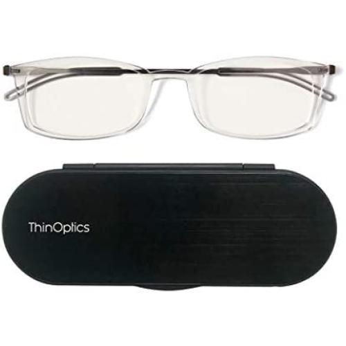 ThinOptics Frontpage Brooklyn Reading Glasses + Milano Aluminum Case