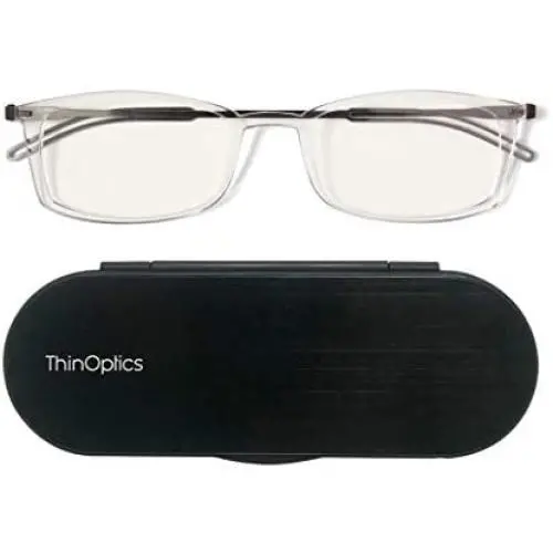 ThinOptics Frontpage Brooklyn Reading Glasses + Milano Aluminum Case ThinOptics Frontpage Brooklyn Reading Glasses + Milano Aluminum Case