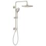 American Standard 9035804.295 Spectra Versa System with Rain Showerhead and Hand Shower, 2.5 GPM, Brushed Nickel