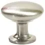 Kingsman Classic 1-1/4 in. (32mm) Diameter Solid Round Kitchen/Bathroom Cabinet Knob (10, Brushed Nickel Finish)
