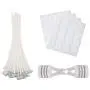 INTAR 64 Pieces Cotton Candle Wicks with Candle Wick Stickers and Centering Device for Candle DIY, Candle Making Kit (6 inch) INTAR 64 Pieces Cotton Candle Wicks with Candle Wick Stickers and Centering Device for Candle DIY, Candle Making Kit (6 inch)