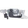Interior Door Handles compatible with Set of 2 Front Left and Right Side Metal bezel plastic lever Blue W/door lock button