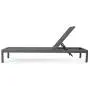 Christopher Knight Home Coral Bay Outdoor Aluminum Chaise Lounges with Mesh Seat, 4-Pcs Set, Grey / Dark Grey