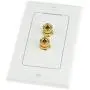 Mediabridge Speaker Wall Plate w/Binding Posts (1 Pair) - Limited TIME Offer: Free Low Voltage Metal Mounting Bracket (1-Gang) - Binding Post 2-Piece Inset Wall Plate for 1 Speaker (Part# WP1-BPX1) Mediabridge Speaker Wall Plate w/Binding Posts (1 Pair) - Limited TIME Offer: Free Low Voltage Metal Mounting Bracket (1-Gang) - Binding Post 2-Piece Inset Wall Plate for 1 Speaker (Part# WP1-BPX1)