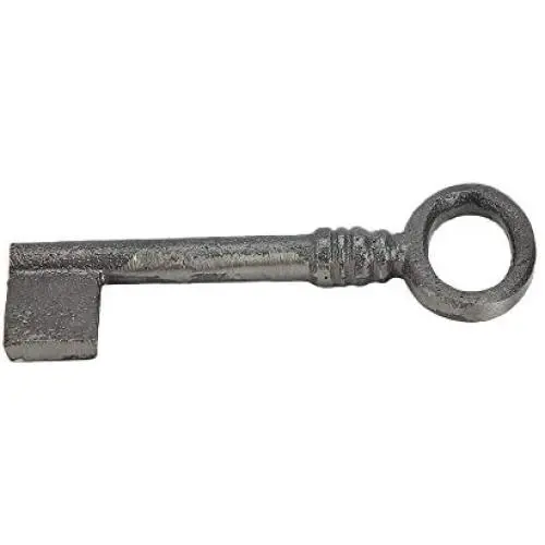 Skeleton Key Antique Finish Classic Steel Metal, Mortise Locks Rim Architectural Barrel Lock Key, Vintage Cabinet Dresser Drawer Grandfather Clocks (Shank Length 2 1/4 Inch, Bit 5/8 X 1/2 Inch) Skeleton Key Antique Finish Classic Steel Metal, Mortise Locks Rim Architectural Barrel Lock Key, Vintage Cabinet Dresser Drawer Grandfather Clocks (Shank Length 2 1/4 Inch, Bit 5/8 X 1/2 Inch)