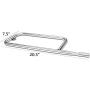 QuliMetal 41862 Grill Burner for Weber Q200, Q220, Q2000 Q2200, 396000, 396001, 396002, 566002, 53060001, 54060001, Grill Burner Tube Pipe Part for 69956/60041, 304 Stainless Steel, 20.5 Inch