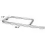 QuliMetal 41862 Grill Burner for Weber Q200, Q220, Q2000 Q2200, 396000, 396001, 396002, 566002, 53060001, 54060001, Grill Burner Tube Pipe Part for 69956/60041, 304 Stainless Steel, 20.5 Inch