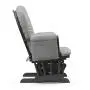 StorkCraft Hoop Glider and Ottoman Cushions, Gray w/Light Gray StorkCraft Hoop Glider and Ottoman Cushions, Gray w/Light Gray