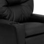 Flash Furniture Contemporary Black LeatherSoft Kids Recliner with Cup Holder