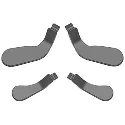 Elite Controller Paddles,Metal Stainless Steel Replacement Parts for Xbox One Elite Controller Series 2 Model 1797-4 PCS (Black)