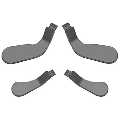 Elite Controller Paddles,Metal Stainless Steel Replacement Parts for Xbox One Elite Controller Series 2 Model 1797-4 PCS (Black)