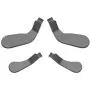 Elite Controller Paddles,Metal Stainless Steel Replacement Parts for Xbox One Elite Controller Series 2 Model 1797-4 PCS (Black)