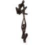 Danya B. ZD16169 Contemporary Metal Shelf Décor - Bronze Sculpture - Man Lifting Woman from Ledge